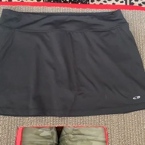 Champion black tennis skirt w/ built in shorts Medium